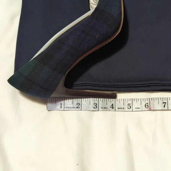 Ralph Lauren Celia Black Watch Tartan Pumps Women's Size 6/36 B Black Mu Tartan. - Picture 8 of 13